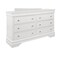 Global Furniture Usa Traditional Glam Croc Pompei Metallic White Dresser 1446 - alternate 3